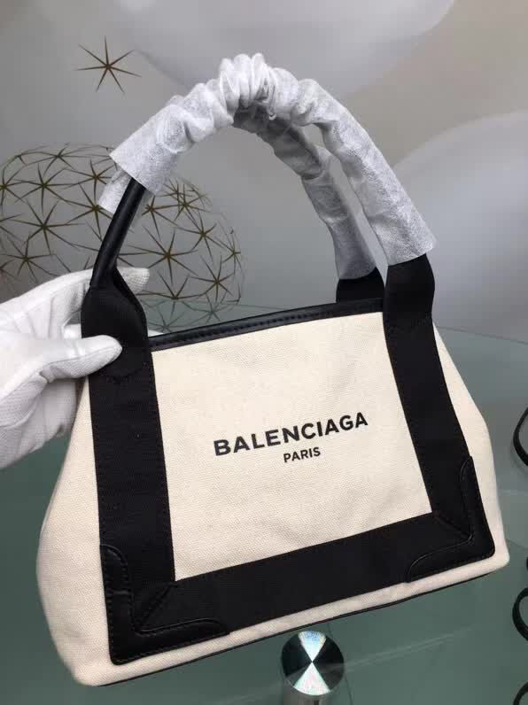 BALENCIAG巴黎世家 17春夏新款 NAVY CABAS 子母購物袋 進口耐磨棉質帆布  BL1065